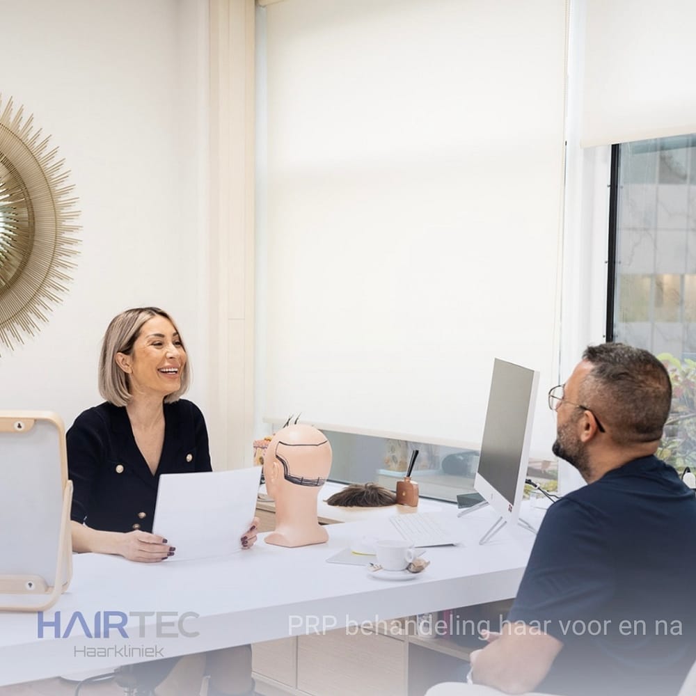 PRP behandeling haar voor en na Verbluffende resultaten!